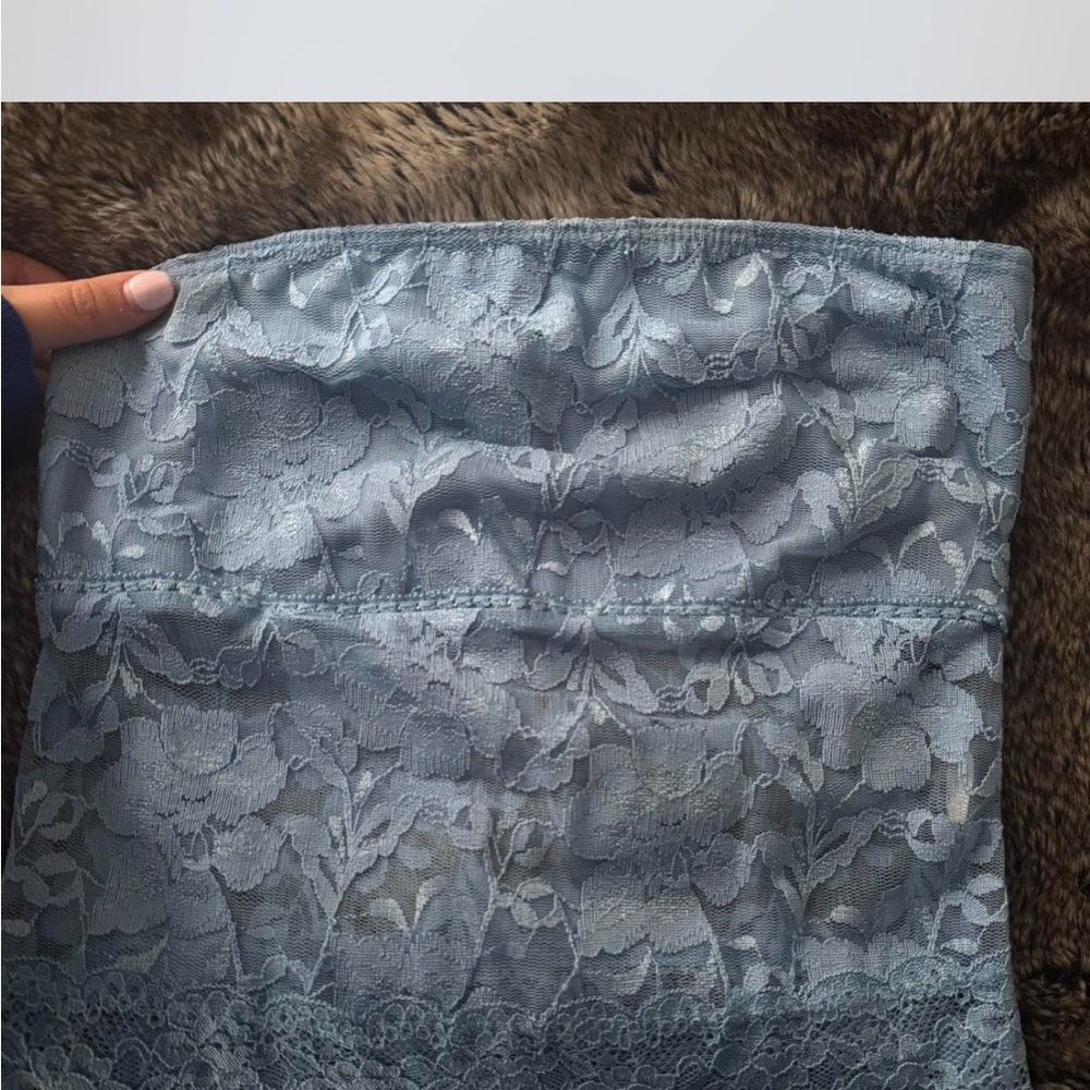 Urban Outfitters Blue Lace Tank Top